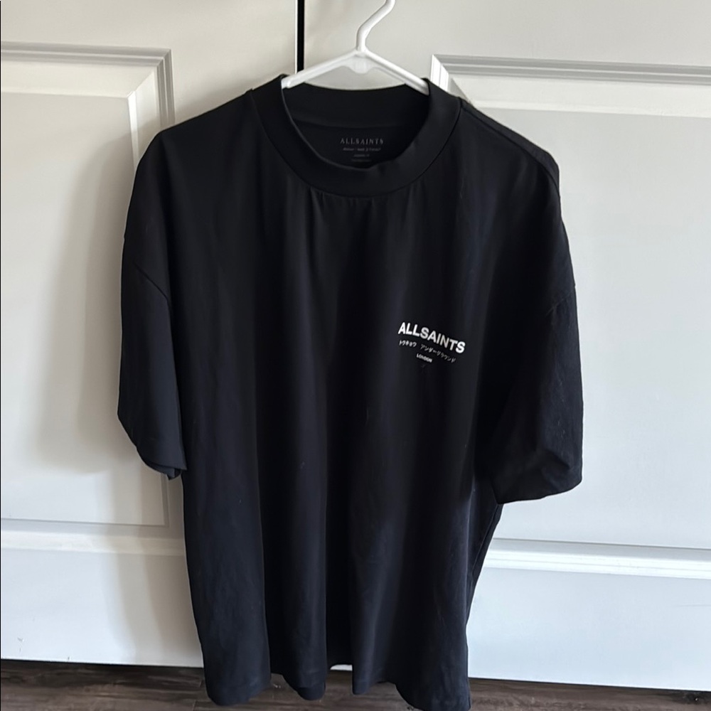 All Saints Black Men's Shirt